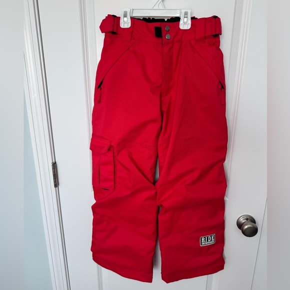 RIDE Snowboards Snow Pants Unisex Youth Size Small - Picture 1 of 6